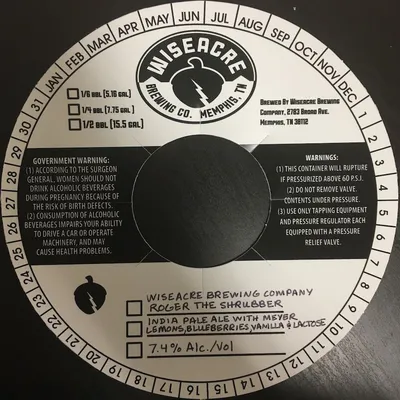 Roger The Shrubber label