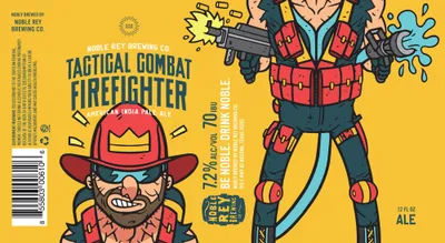 Tactical Combat Firefighter label