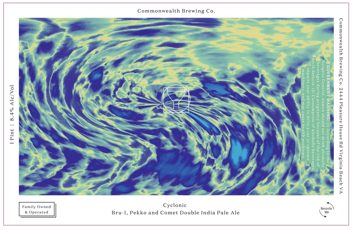 Cyclonic — full label as filed with TTB