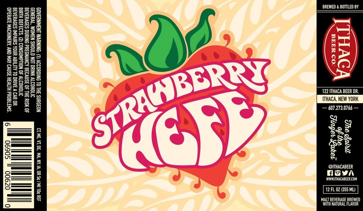 Strawberry Hefe — full label as filed with TTB