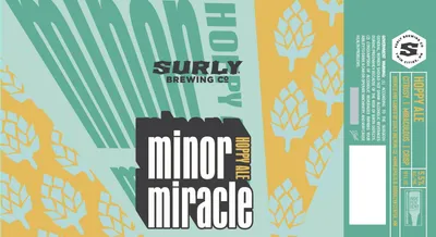Minor Miracle Hoppy Ale label