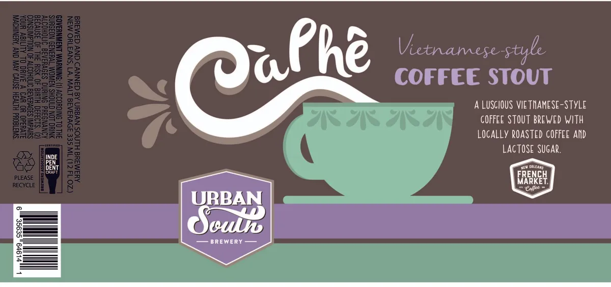 Ca Phé — full label as filed with TTB