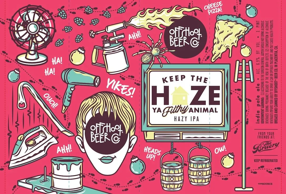 Keep The Haze You Filthy Animal — full label as filed with TTB