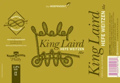King Laird Hefe Weitzen Ale label