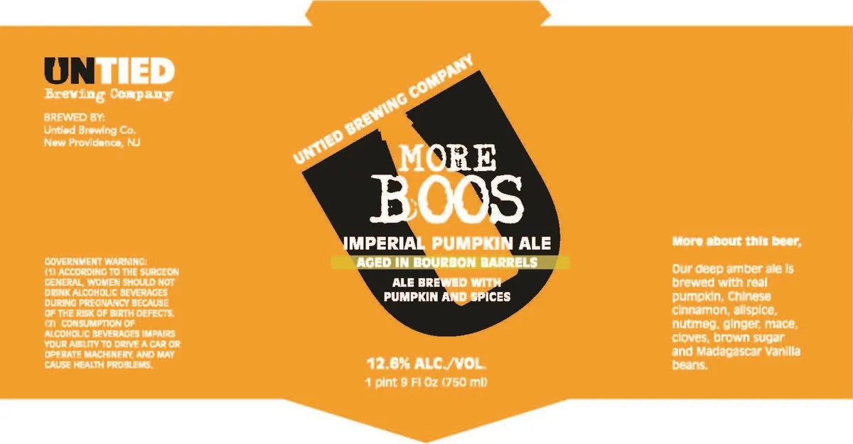 More Boos — full label as filed with TTB