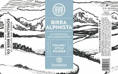 Birra Alpinista label