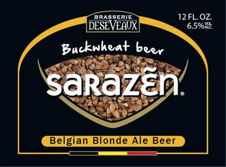 Sarazen — full label as filed with TTB