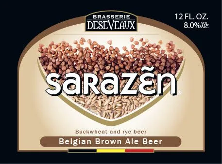 Sarazen — full label as filed with TTB