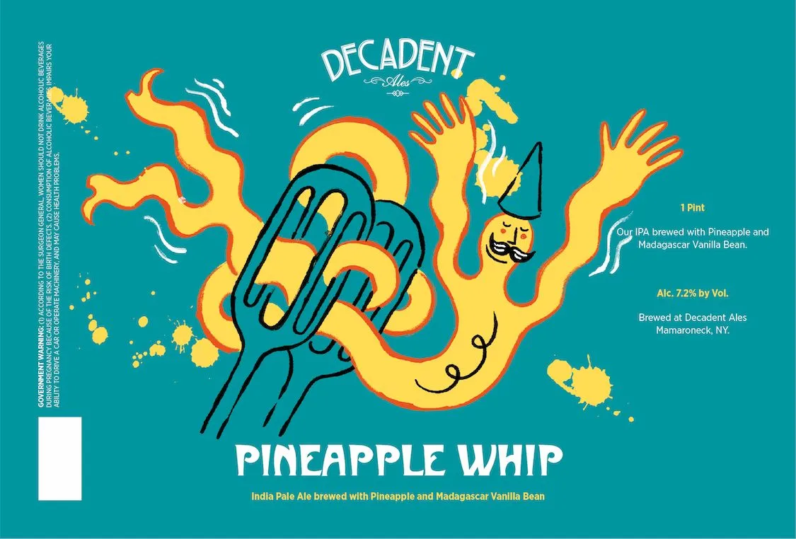 Pineapple Whip — full label as filed with TTB