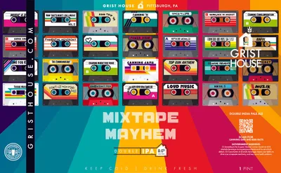 Mixtape Mayhem Double India Pale Ale label