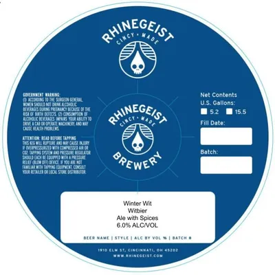 Winter Wit label