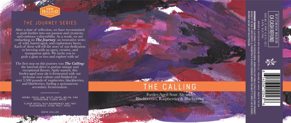 The Calling label art — NEW HOLLAND BREWING