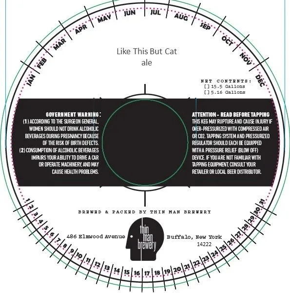 Like This But Cat — full label as filed with TTB