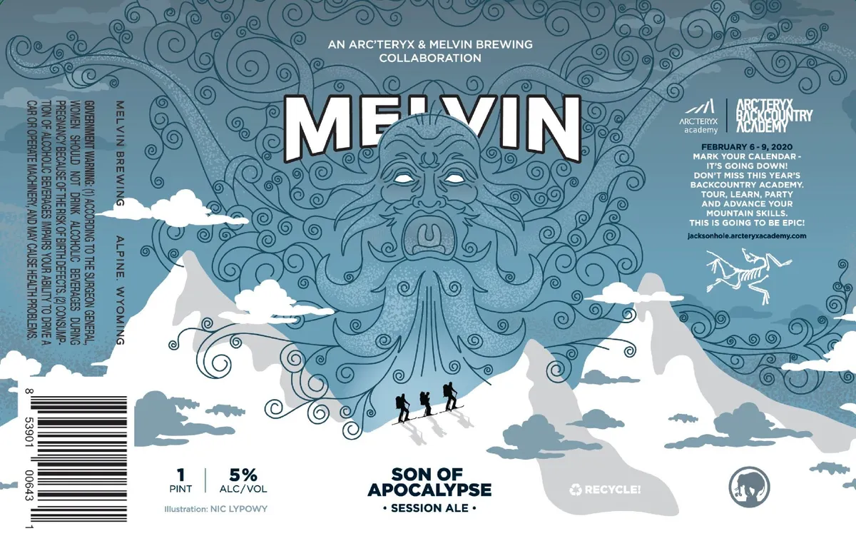Son of Apocalypse Session Ale label art — SON OF APOCALYPSE SESSION ALE