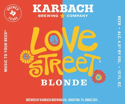Love Street Blonde label