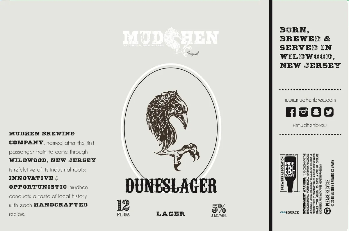 Duneslager label art — DUNESLAGER