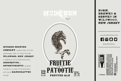 Fruitie Patootie label