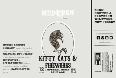 Kitty Cats & Fireworks label