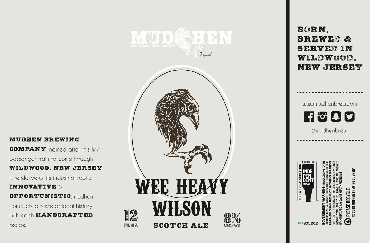 Wee Heavy Wilson — full label as filed with TTB