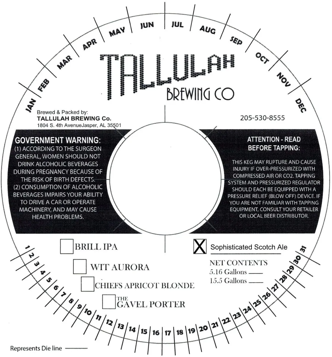 Sophisticated Scotch Ale — full label as filed with TTB