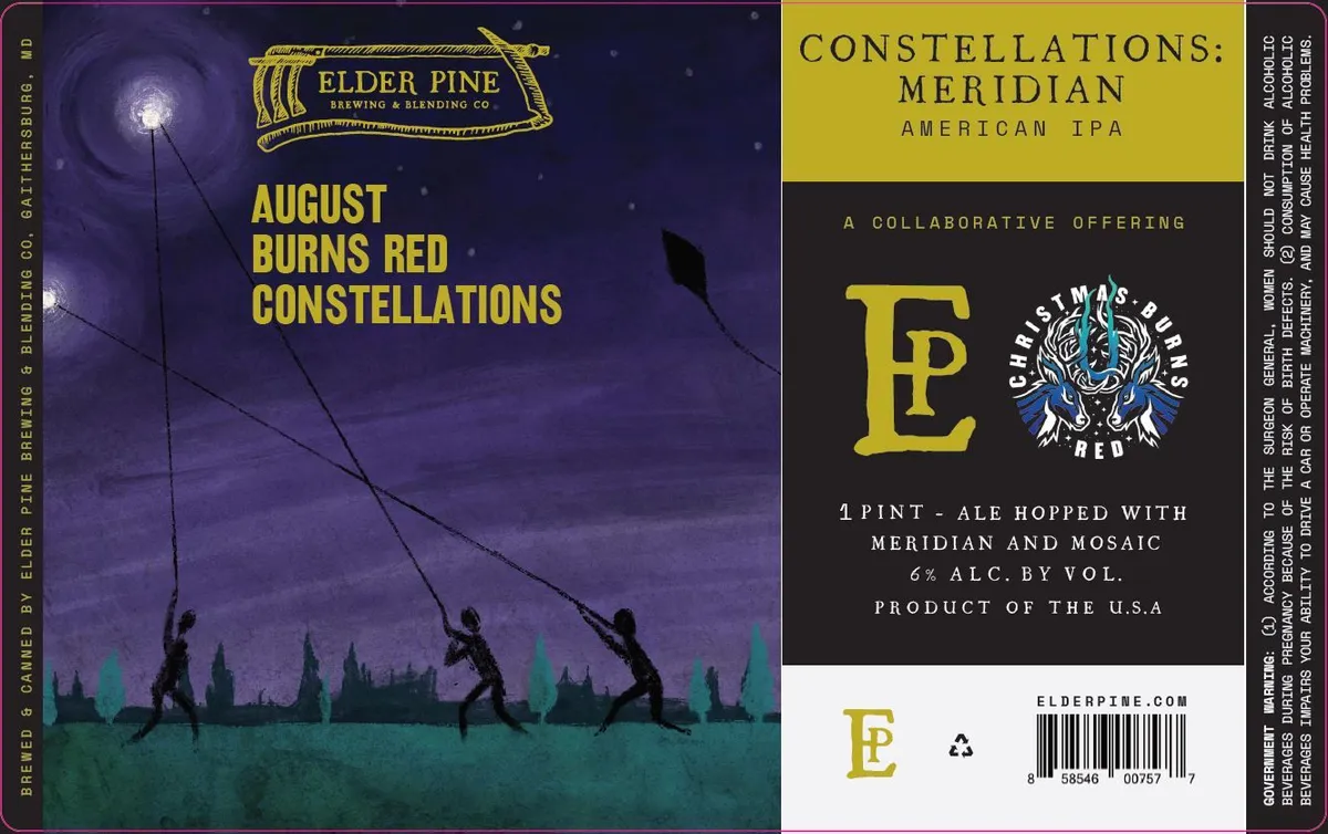 Constellations: Meridian — full label as filed with TTB