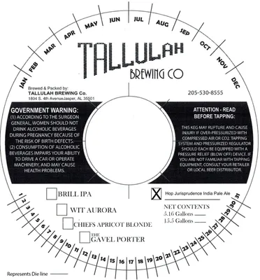 Hop Jurisprudence India Pale Ale label