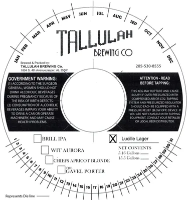 Lucille Lager label