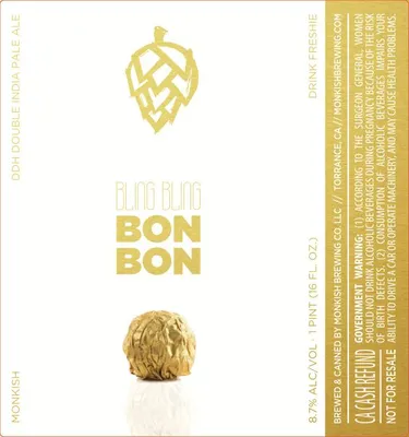 Bling Bling Bon Bon label