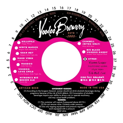 Vienna Lager label