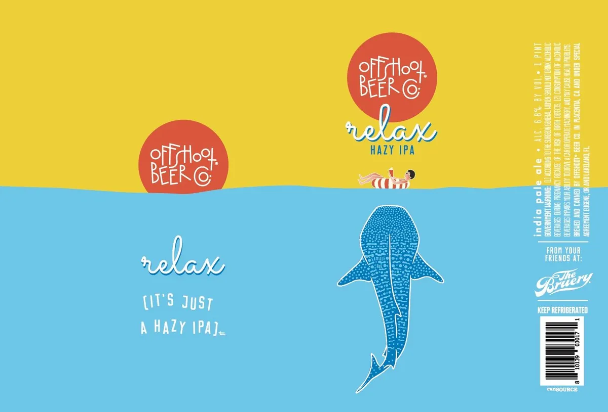 Relax — full label as filed with TTB
