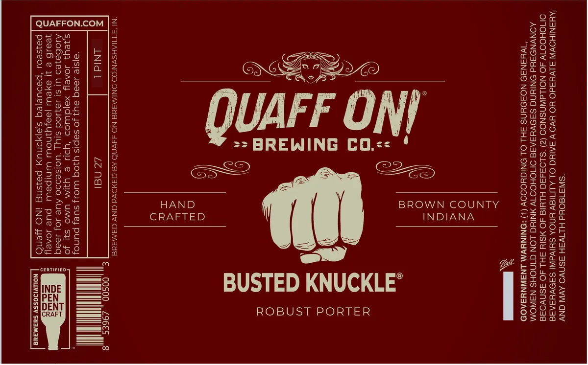 Busted Knuckle label