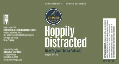 Hoppily Distracted label