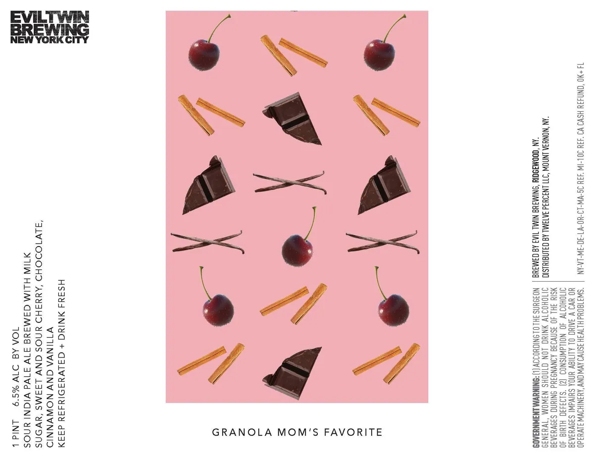 Granola Mom's Favorite — full label as filed with TTB