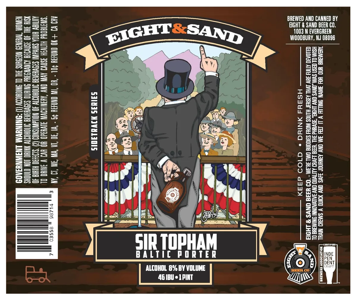 Sir Topham — full label as filed with TTB