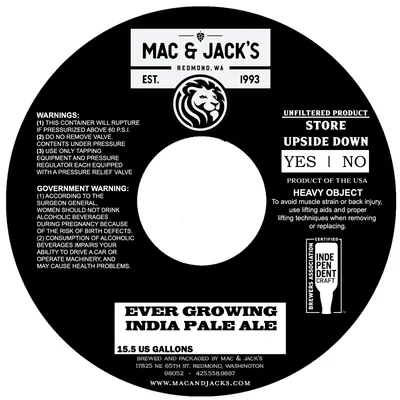Ever Growing label