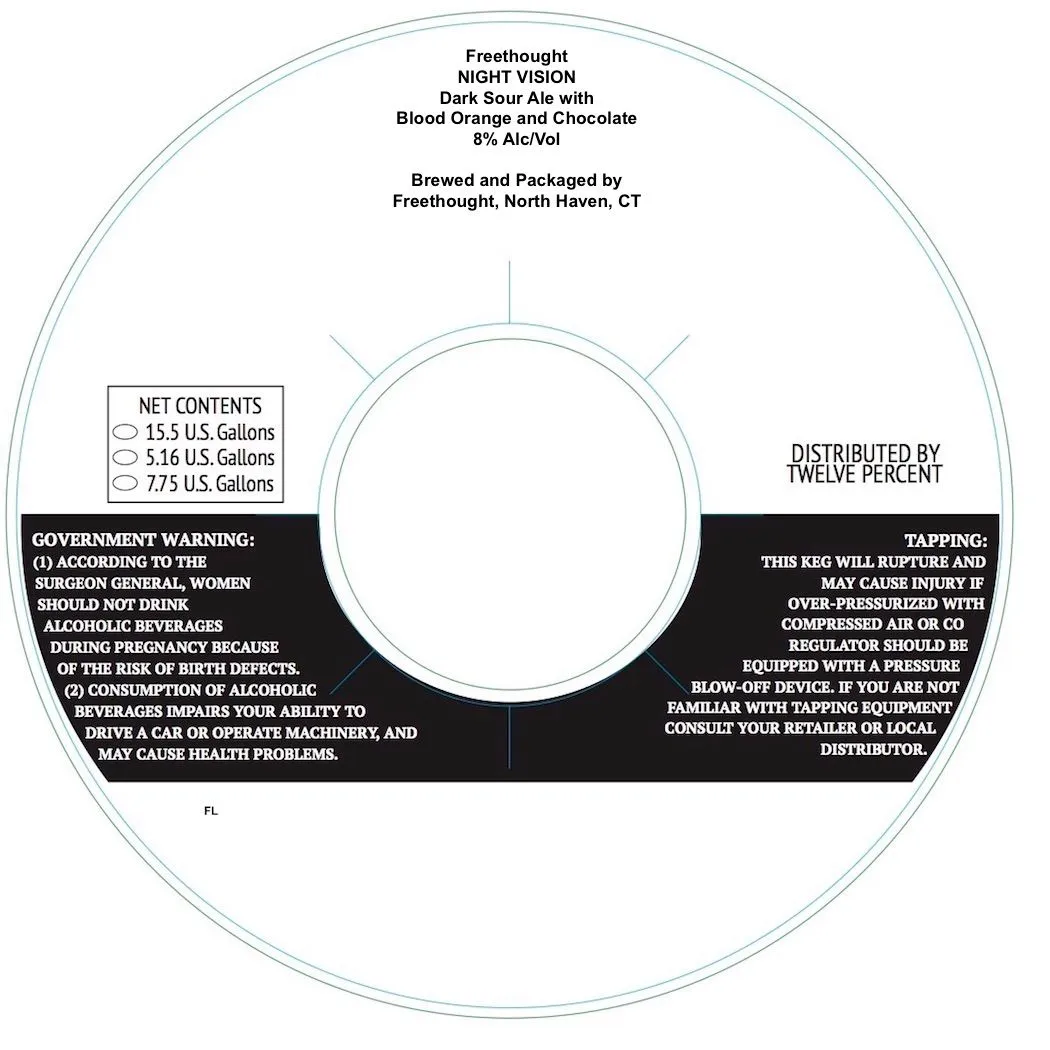Night Vision — full label as filed with TTB