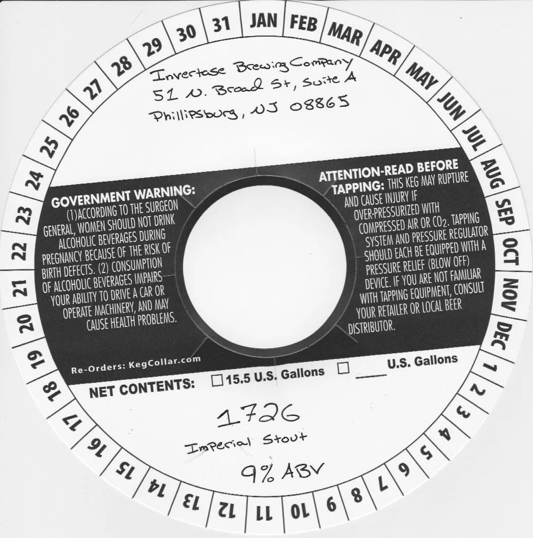1726 — full label as filed with TTB