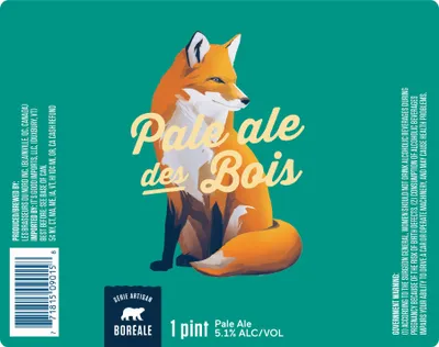 Pale Ale des Bois label