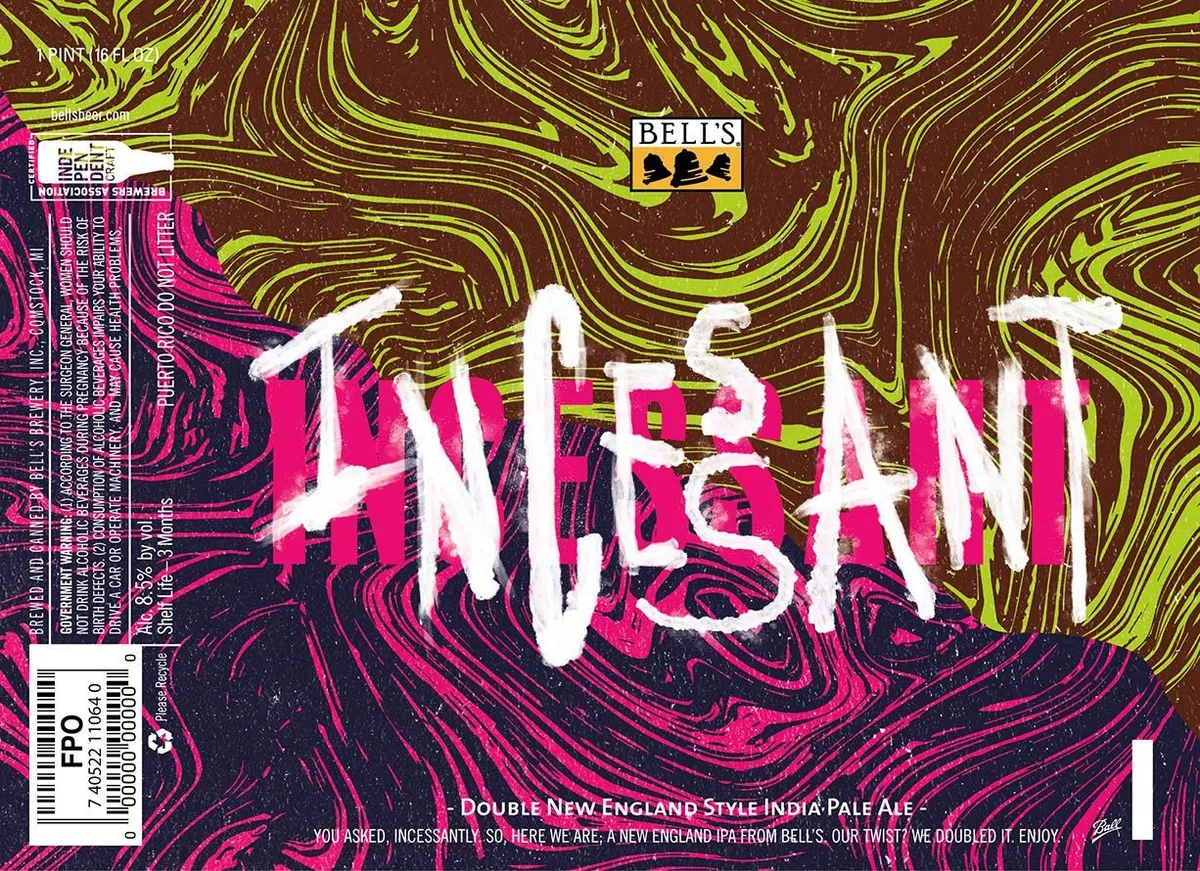 Incessant label art — BELL'S