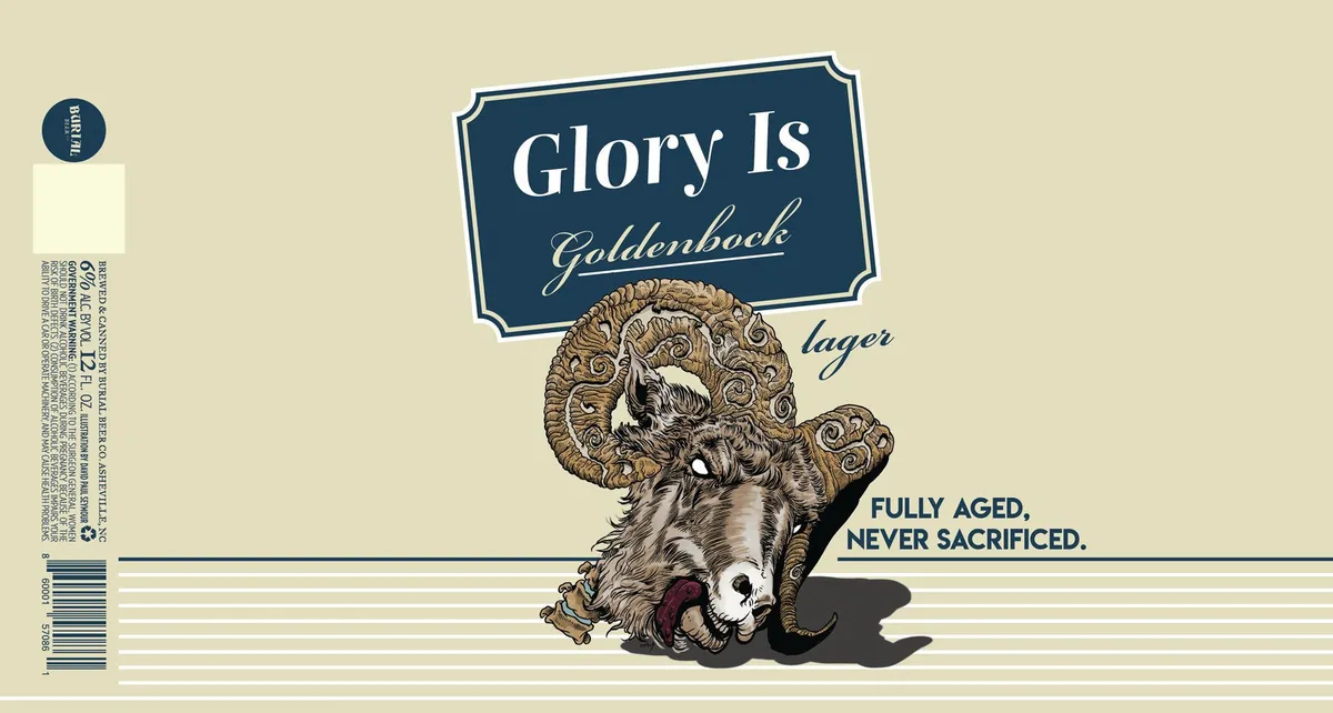 Glory Is Goldenback — full label as filed with TTB
