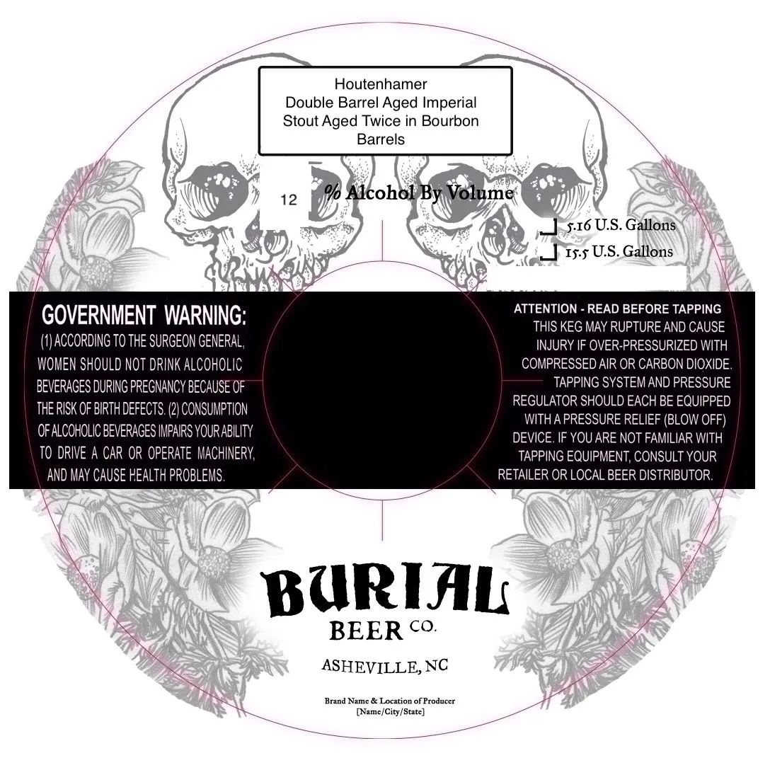 Houtenhamer label art — BURIAL BEER CO.