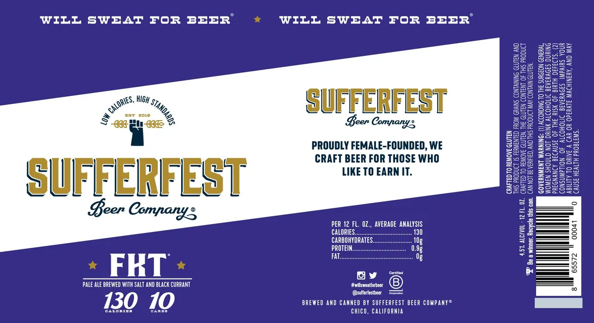 FKT label art — SUFFERFEST BEER COMPANY