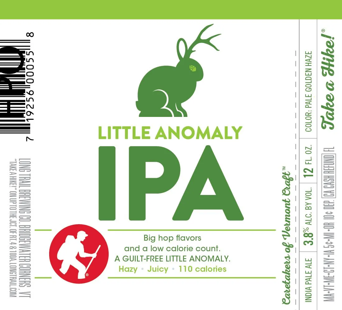 Little Anomaly IPA — full label as filed with TTB