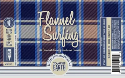 Flannel Surfing label