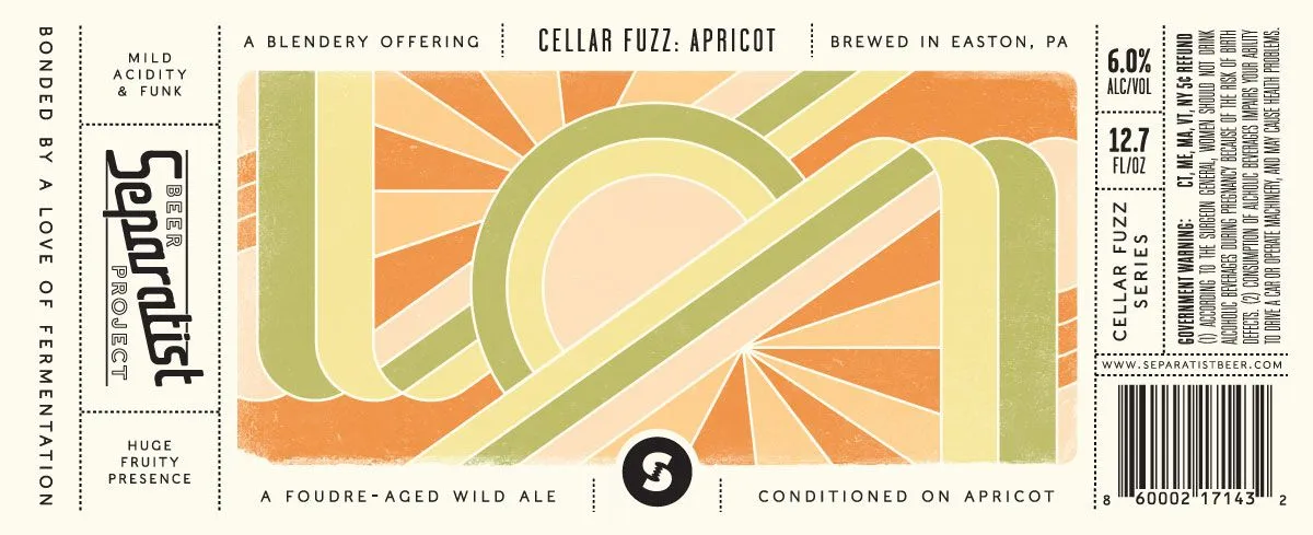 Cellar Fuzz: Apricot — full label as filed with TTB