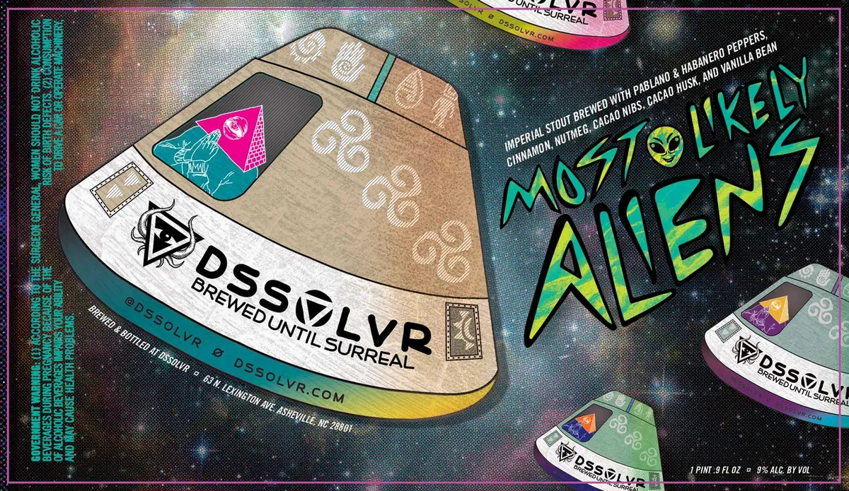 Most Likely Aliens label art — DSSOLVR