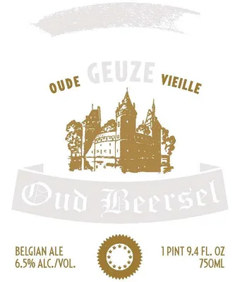 Oud Beersel Oude Geuze Vieille label