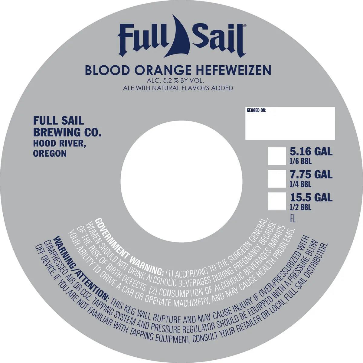 Blood Orange Hefeweizen — full label as filed with TTB