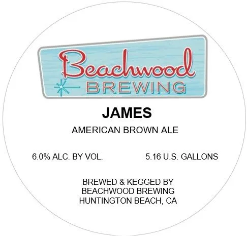 James — full label as filed with TTB