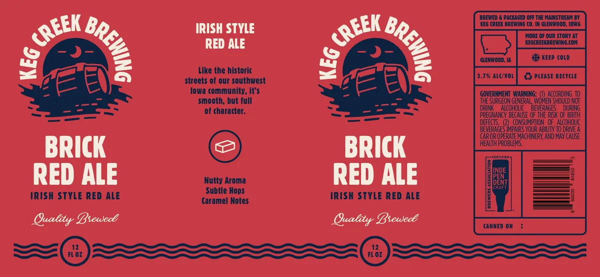 Brick Red Ale — full label as filed with TTB